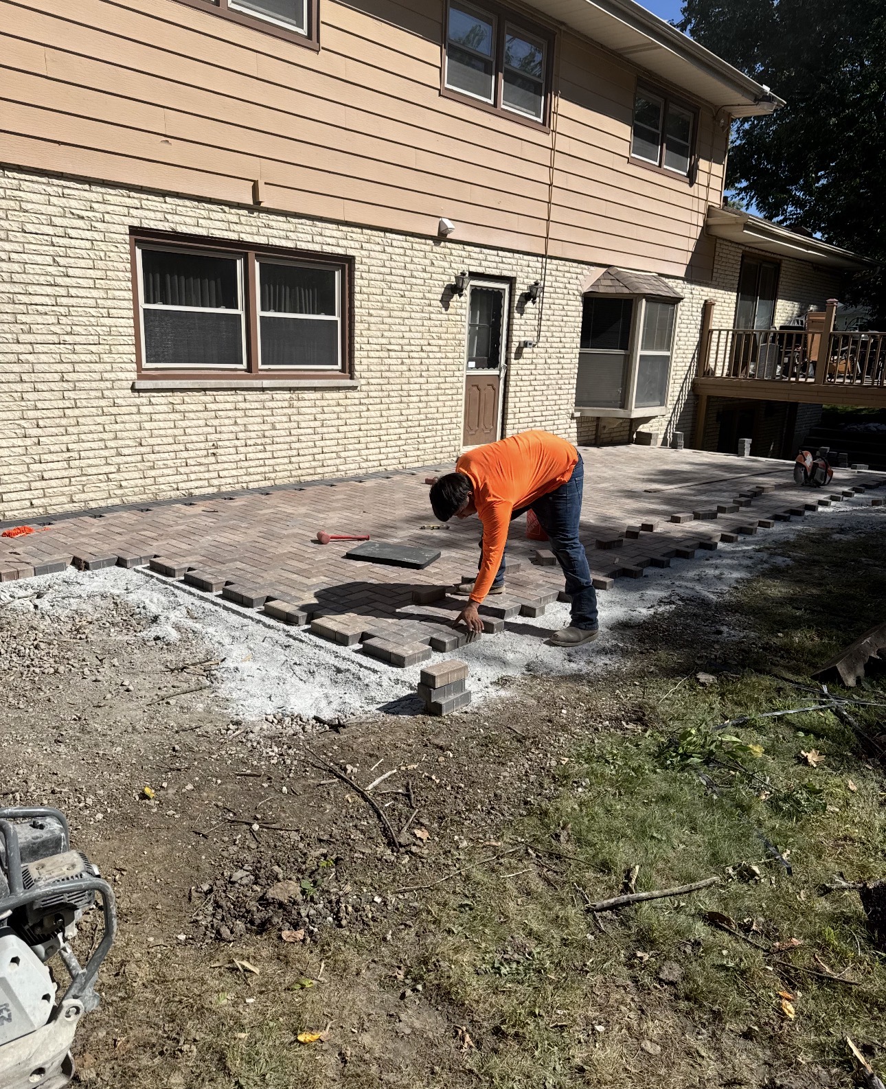 Backyard Paver Build